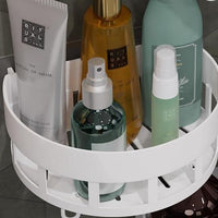 Bathroom Shelves with Hooks (Pack of 2)