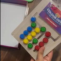 Colour Coder - Kids Montessori Slide Puzzle Game Color & Pattern Matching Learning Toys for Kids
