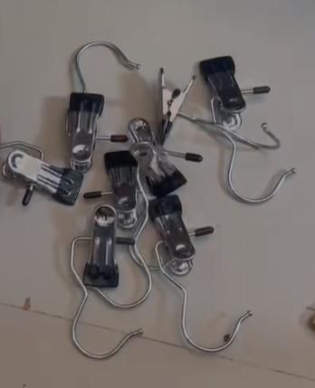 Laundry Hook Boot Hanging Hold Clips Pack of 10