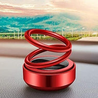 Car/Room Air Freshener- Solar Power Rotating Car/Room Air Freshener Perfume, Long Lasting French Organic Fragrance