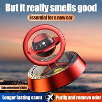 Solar Energy Rotate Car Perfume Diffuser